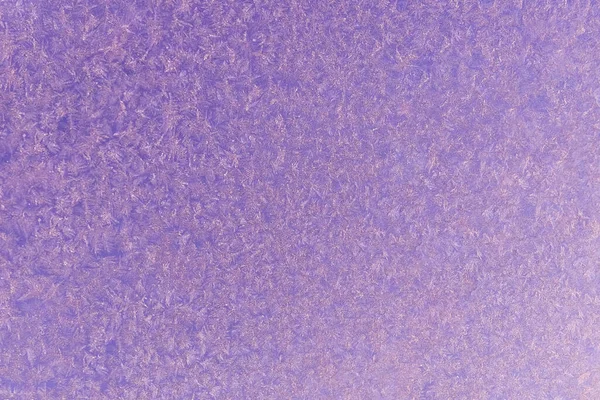 Фіолетовий Мороз Скляному Фоні Текстура Візерункового Матового Скла — стокове фото