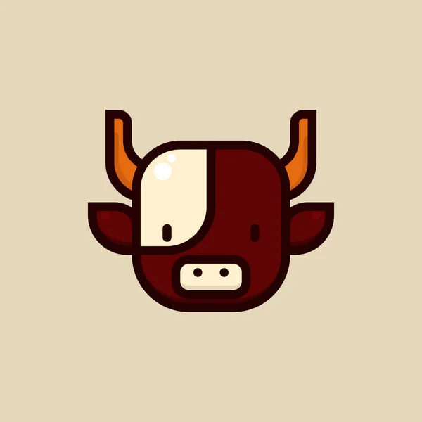 Año Nuevo Chino Vaca Iconos — Vector de stock