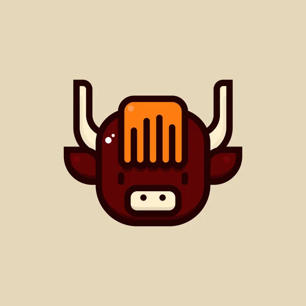 Año Nuevo Chino Yak Iconos — Vector de stock