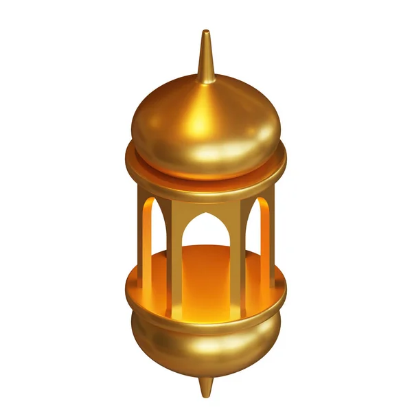 Fanous 3D Rendering Illustration, suitable for Ramadan, Eid Al Fitr, and other Islamic theme