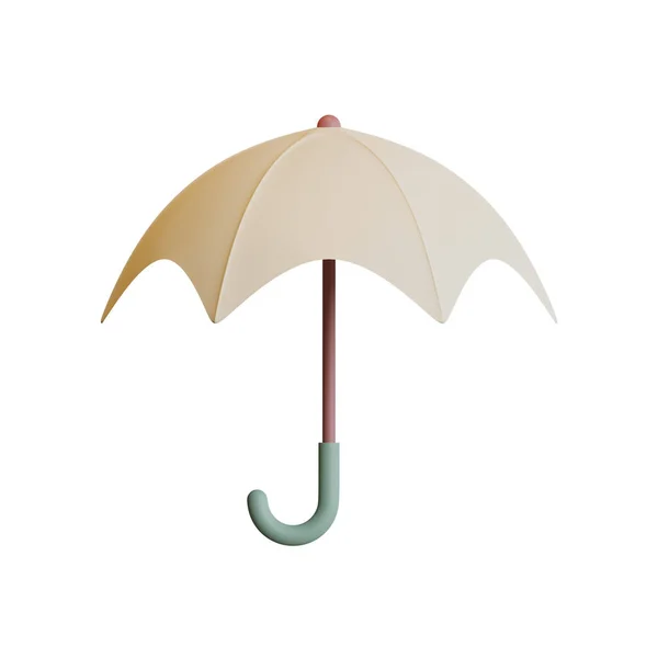 Autumn Umbrella Rendering Illustration — Stock Photo, Image