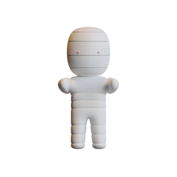 할로윈 행사에 Mummy Rendering Illustration Element — 스톡 사진