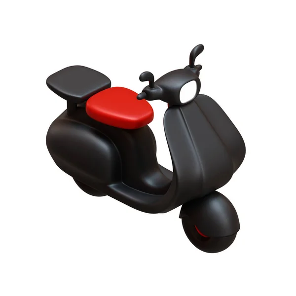 Elemento Rendering Dello Scooter Adatto Tema Del Venerdì Nero — Foto Stock