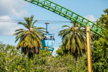 Busch Gardens, Tampa, Florida, ABD 'de yürürken
