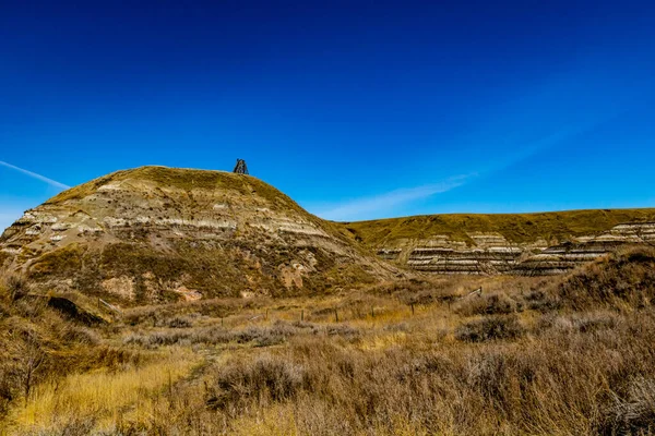 Abandonné Star Mine Haut Sur Une Colline Drumheller Alberta Canada — Photo