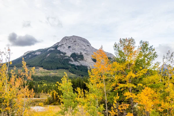 Fall Colours Barrier Dam Mount Baldy Bow Valley Wilderness Area — Stock Photo, Image