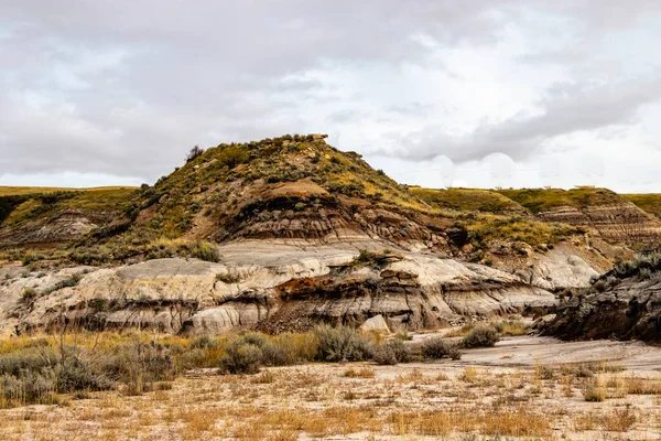 Fall Badlands Midland Provincial Park Alberta Canada — Stock Photo, Image