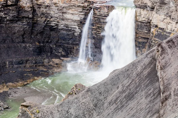 Diferentes Vistas Ram Falls Parque Provincial Ram Falls Alberta Canadá — Foto de Stock