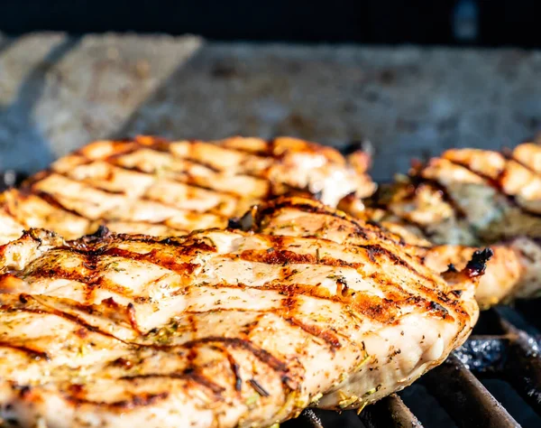 Sertéskaraj Grillen Calgary Alberta Kanada — Stock Fotó