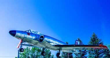 CF 100 Canuck 'ın hoşnutsuzluğu. Nanton, Alberta, Kanada