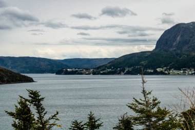 Yol kenarından manzaralı. Gros Morne Ulusal Parkı, Newfoundland, Kanada