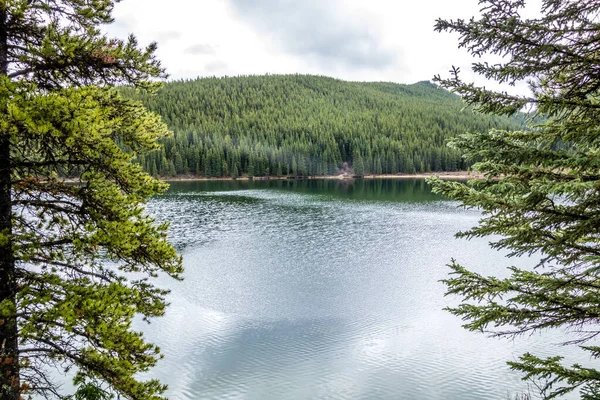 Přes Vržené Jarní Dny Jezeře Brzy Jaře Peppers Lake Provincial — Stock fotografie