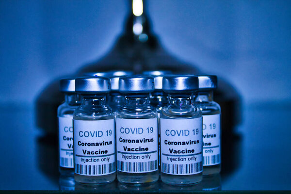 group of vaccines covid 19 ready in laboratory