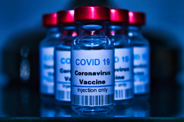 group of vaccines covid 19 ready in laboratory