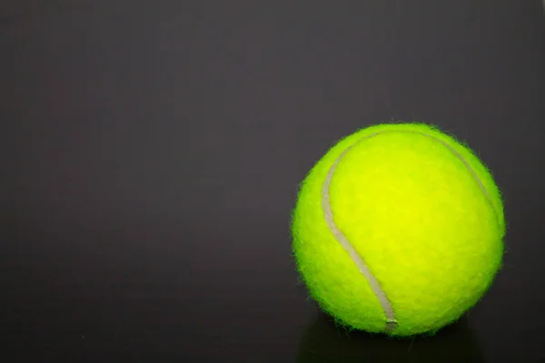 Balle Tennis Jaune Avant Match Tennis — Photo