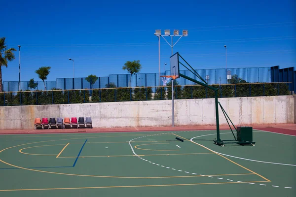 Detail University Sports Courts Classes Completely Empty You Can See — ストック写真
