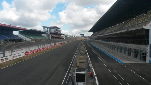 Les Tribunes Circuit Des Heures Mans — Photo