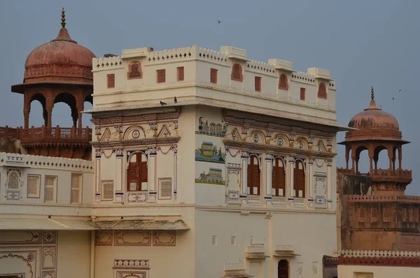 Witte Toren Bij Junagarh Fort Bikaner Rajasthan — Stockfoto