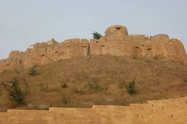 Вражаючий Вигляд Форту Яйсальмер Раджастхан — стокове фото