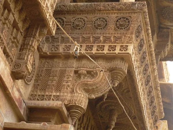 Maravillosas Tallas Jaisalmer Rajastán — Foto de Stock