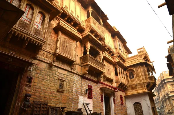 Bella Architettura Jaisalmer Rajasthan — Foto Stock