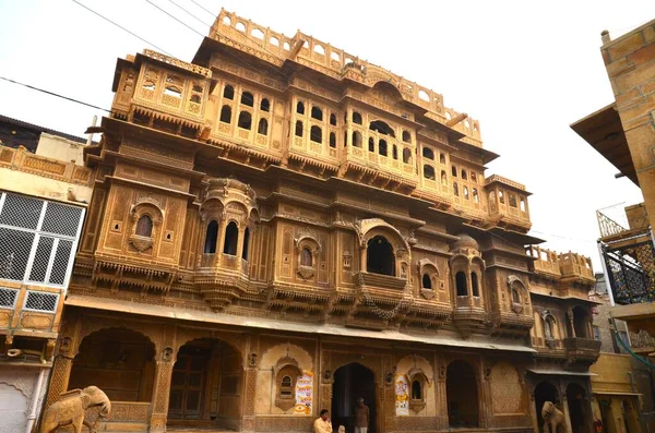 Nathmalji Haveli Jaisalmerben Rajasthanban — Stock Fotó