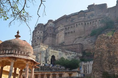 Meherangarh kalesinin muhteşem manzarası