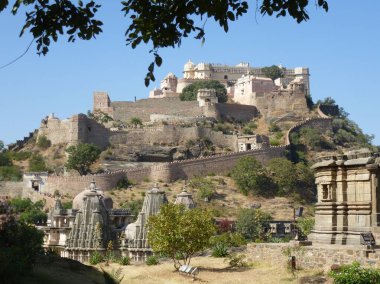 Kumbhalgarh kalesinin güzel manzarası