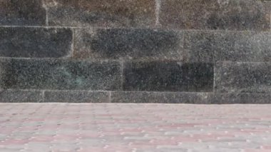 İnsanlar sokak Rush Hour.City Traffic.4k yürüyüş. Zaman atlamalı.