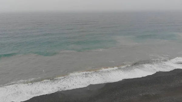 Bellissimo Mare Nero Ondulato Dall Alto — Foto Stock