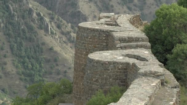 Antike Festung Gebirge — Stockvideo