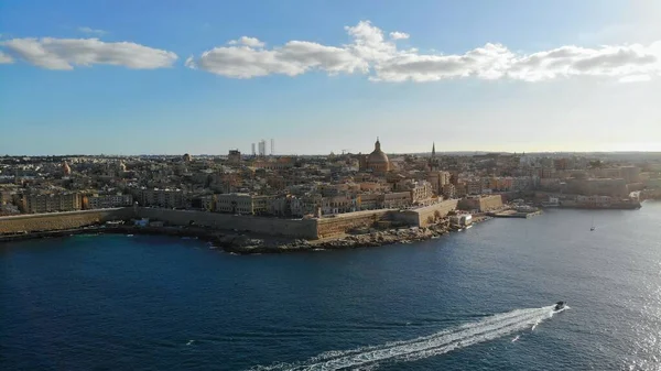 Belo Malta Valletta Perto Mar Mediterrâneo — Fotografia de Stock