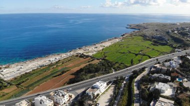 Güzel Malta Valletta, Akdeniz kıyısında.