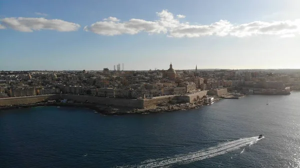 Belo Malta Valletta Perto Mar Mediterrâneo — Fotografia de Stock