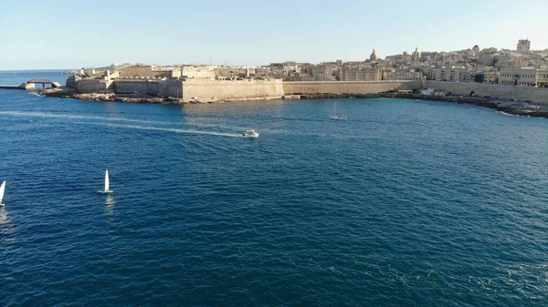 Hermosa Malta Valletta Cerca Del Mar Mediterráneo —  Fotos de Stock