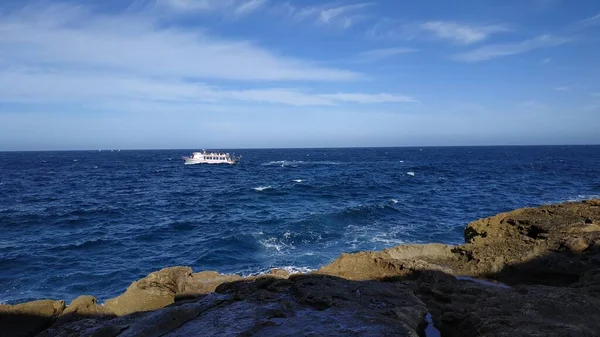 Güzel Malta Valletta Akdeniz Kıyısında — Stok fotoğraf