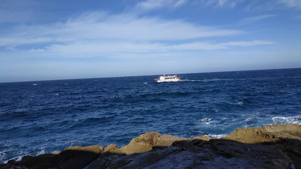 Güzel Malta Valletta Akdeniz Kıyısında — Stok fotoğraf