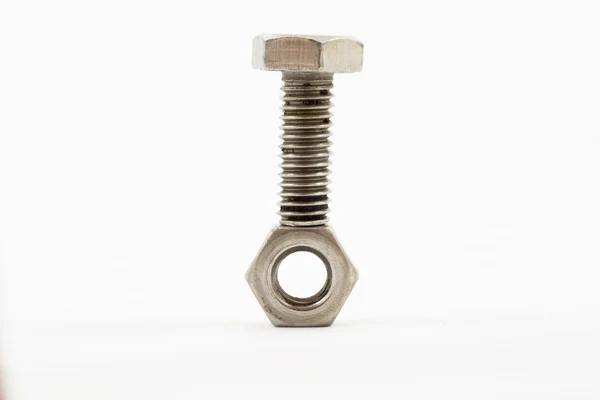 Screw isolated on the white backgrounds — Stock Photo, Image