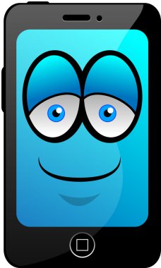 karikatür smartphone