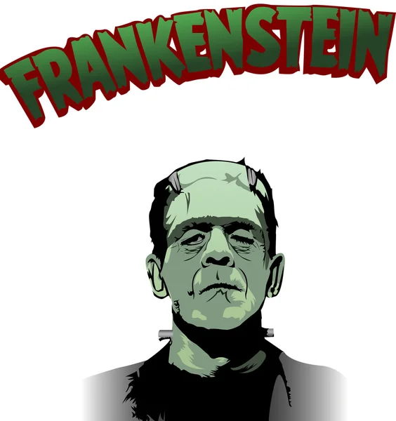 Dottor Frankenstein Mostro — Vettoriale Stock