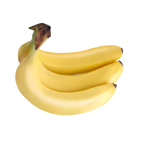Gele Banaan Geïsoleerd Fruit Een Witte Achtergrond — Stockfoto