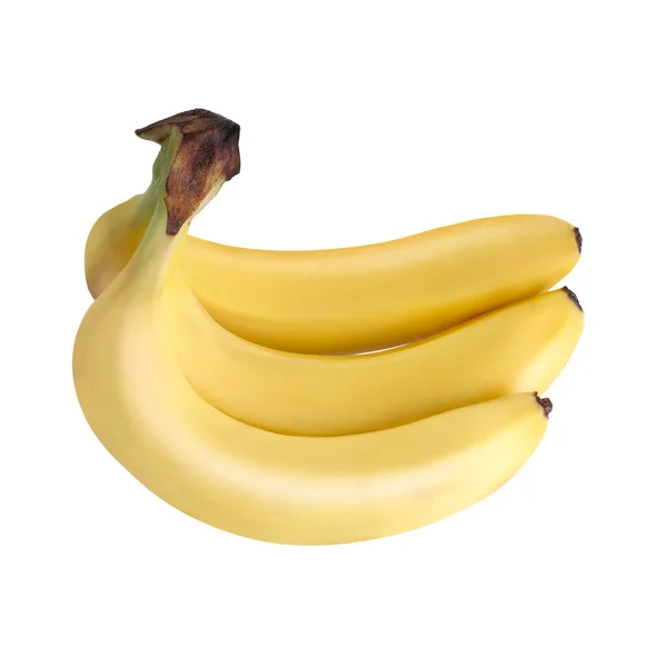 Gul Banan Frukt Isolerad Vit Bakgrund — Stockfoto