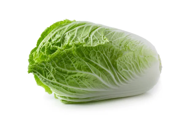 新鲜的大白菜 背景为白色 — 图库照片