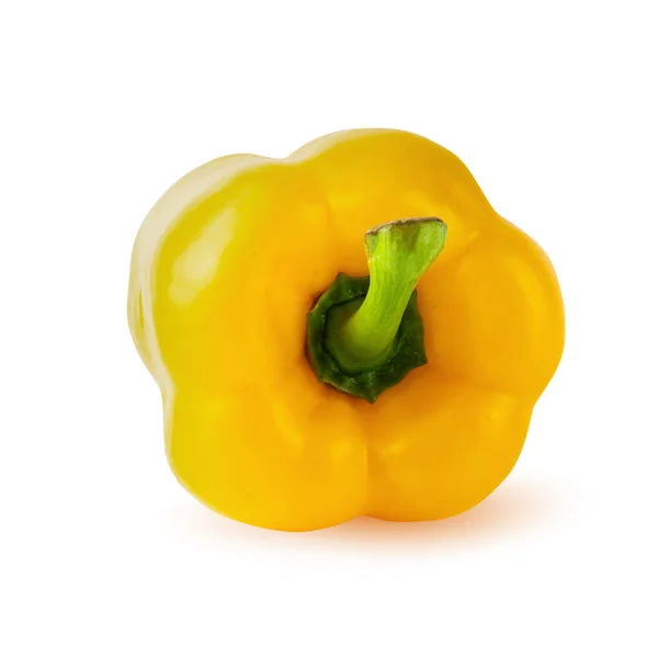 在白色背景上分离的甜黄椒 — 图库照片