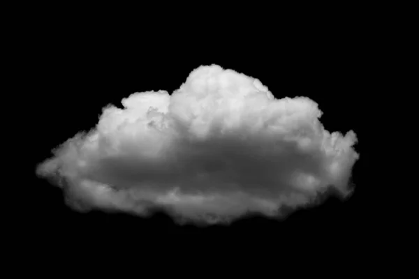 Ξεχωριστά Άσπρα Σύννεφα Μαύρο Φόντο Έχουν Πραγματικά Σύννεφα Λευκό Σύννεφο — Φωτογραφία Αρχείου