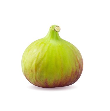 Taze incir meyvesi beyaz arkaplanda izole.