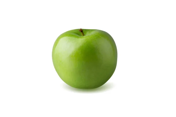绿苹果 种子分离 白色背景 — 图库照片