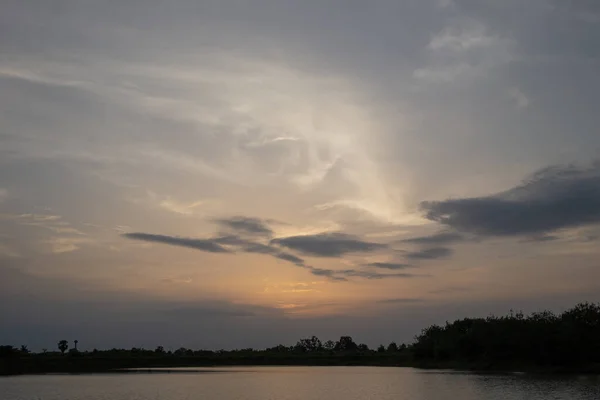 Colorful Dramatic Sky Cloud Sunset — Stock Photo, Image