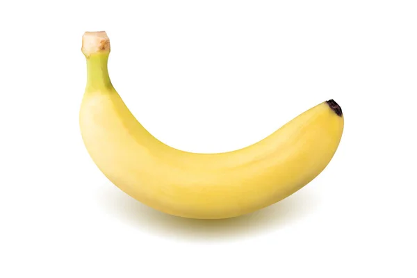 Bananenfrucht Isoliert Auf Weißem Hintergrund — Stockfoto