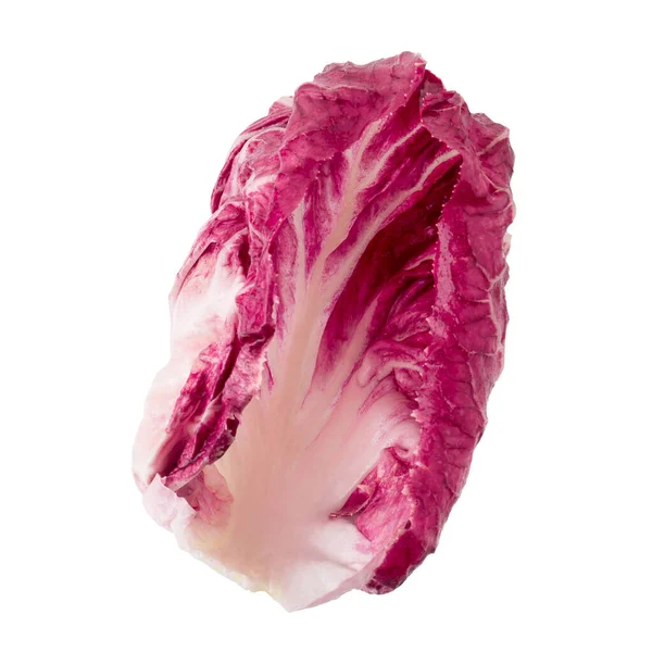 Radicchio Red Salad Isolated White Background — Stock Photo, Image